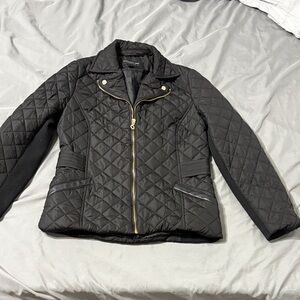 Andrew Marc Black Quilted Puffer Jacket